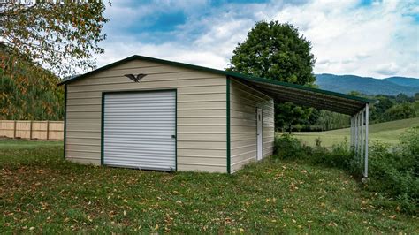 boxed eave metal garages